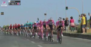 Passaggio del Giro d'Italia a Ostia