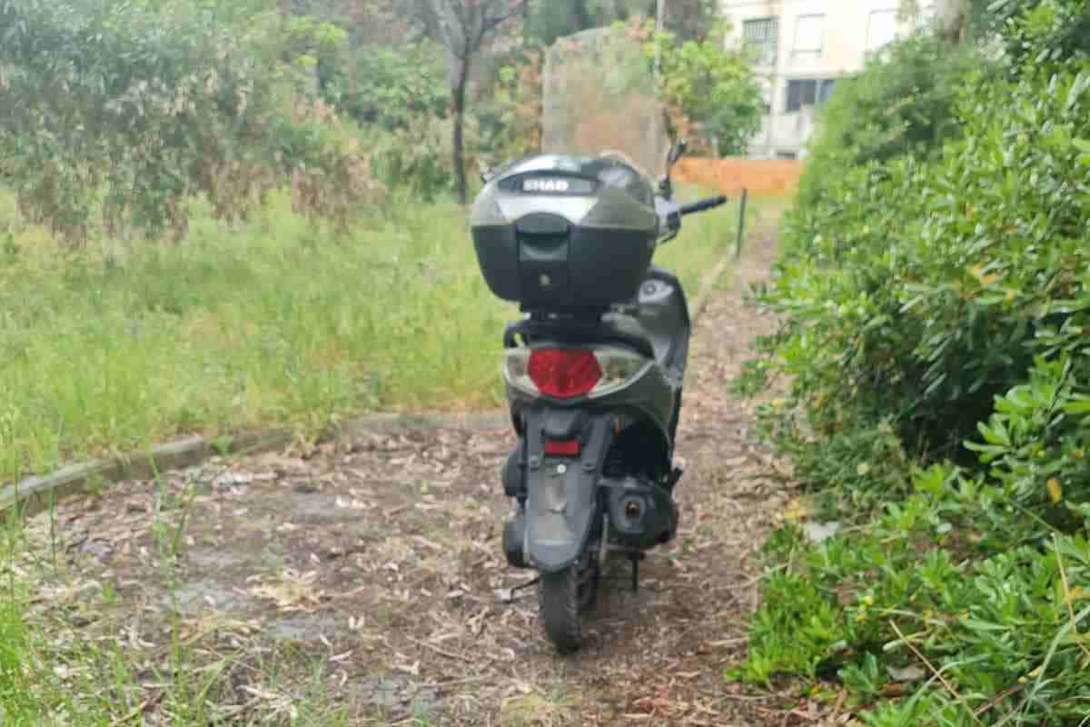 Scooter ritrovato a Tor Bella Monaca