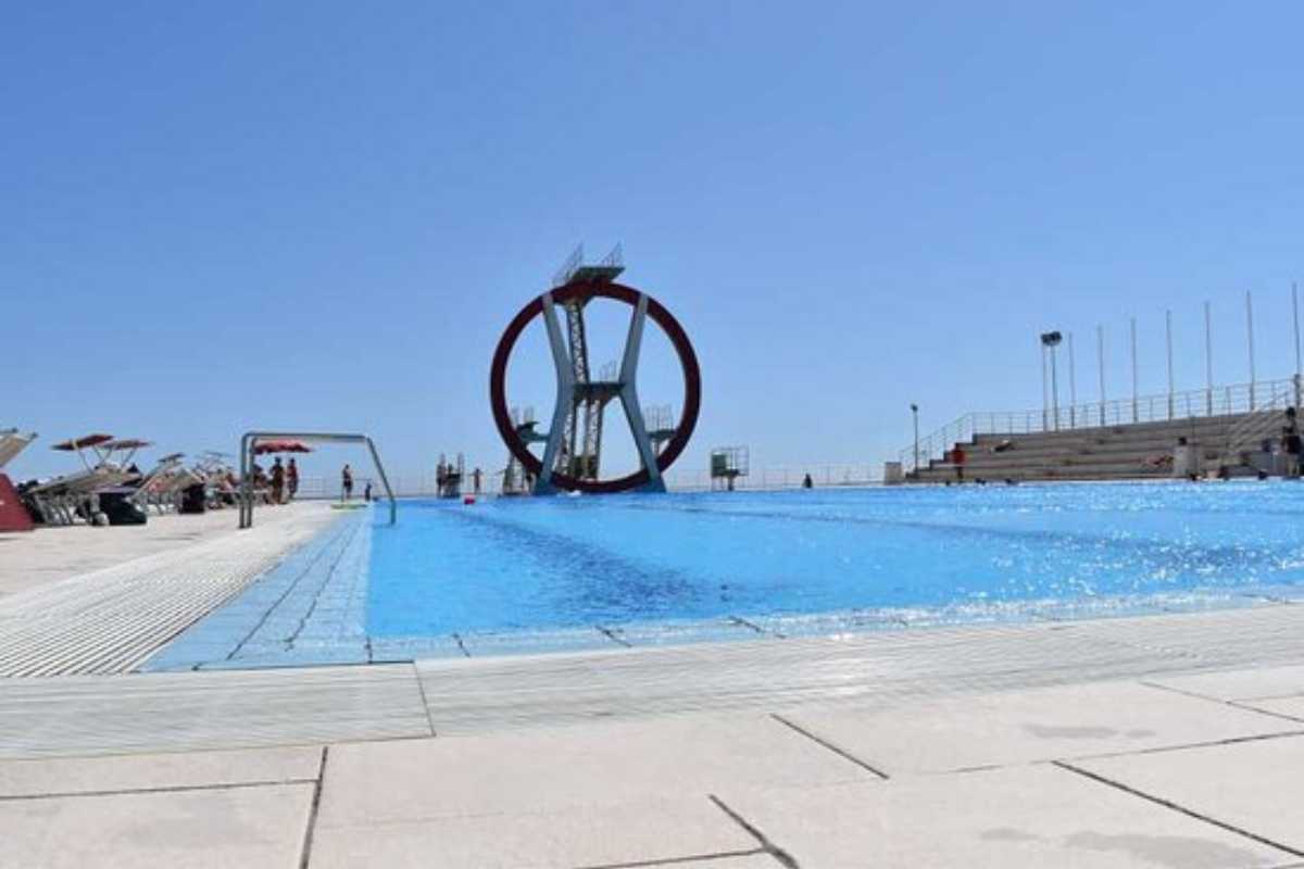 La vecchia piscina del Kursaal