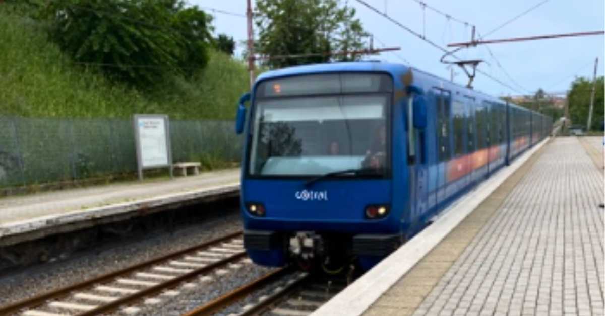 Foto di un treno sulla MetroMare