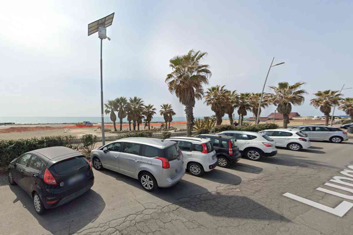 Foto della spiaggia all'ex Faber Beach di Ostia