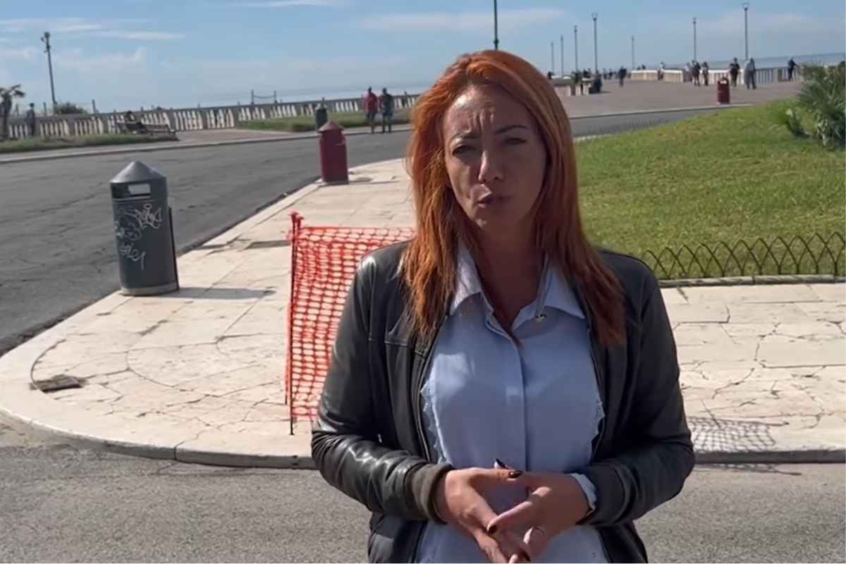 Foto di Carlotta Chiaraluce al Pontile di Ostia