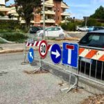 Strada chiusa a via Domenico Ceccarossi