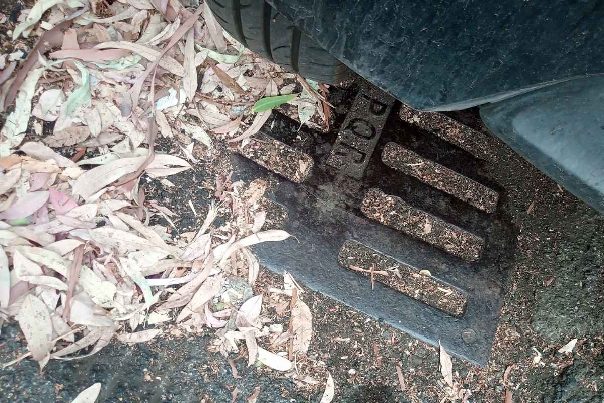 Caditoia ostruita a Portuense