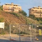 Foto del cantiere su via della Trafusa a Mezzocammino