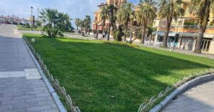 Giardino di piazza Anco Marzio a Ostia