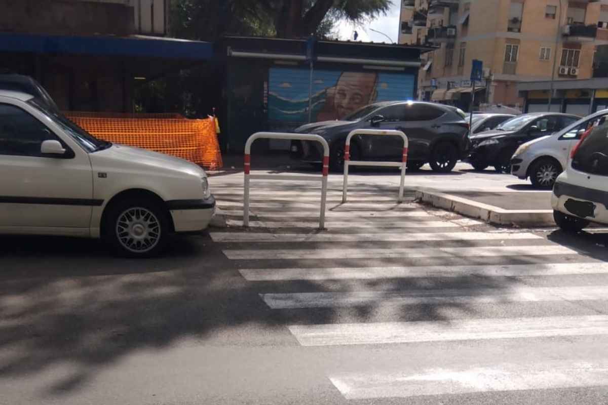 Foto dell'incrocio a piazza Riccardo Balsamo Crivelli