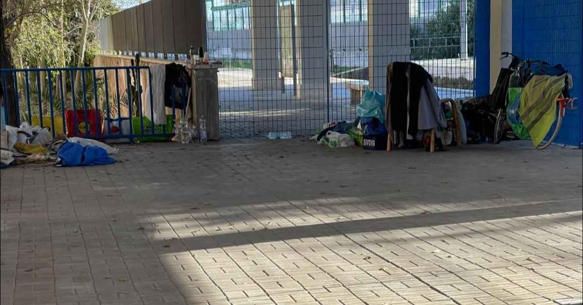 Giaciglio alla Stazione Stella Polare di Ostia