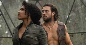 Ariana DeBose e Aaron Taylor-Johnson in Kraven - Il Cacciatore