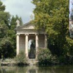 Alberi potati a Villa Borghese